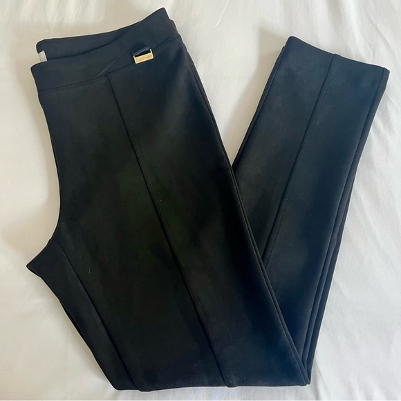 Calvin Klein Faux Suede Leggings - Picture 3 of 10
